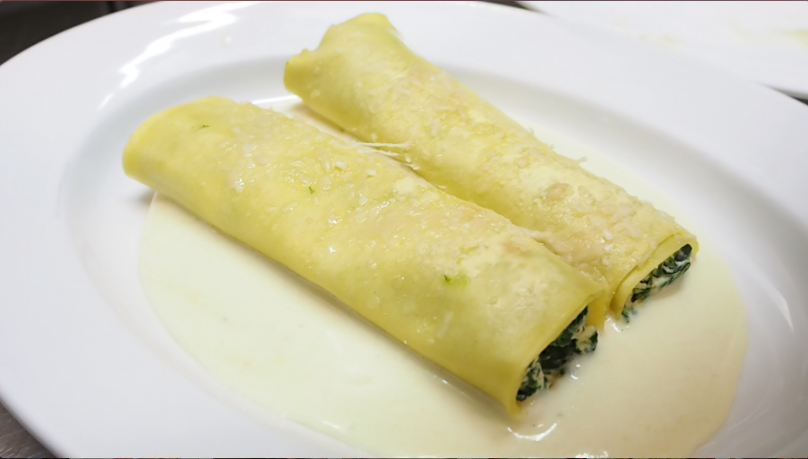 [Vidéo] Cannelloni ricotta e spinaci